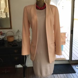 Blush jacket very on trend color for spring